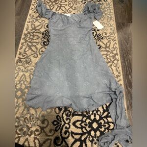 WeWoreWhat Blue Mini Dress